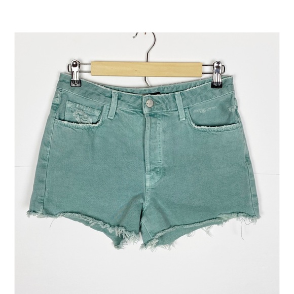 J Brand Pants - J. Brand Gracie High Rise Short Charmer Button Fly Size 27